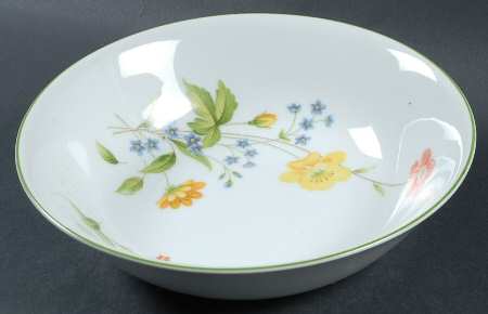 April Flowers 9" Round Vegetable Bowl