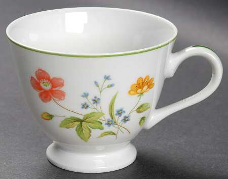 April Flowers Footed Cup