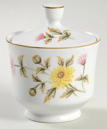 Chrysanthemum Sugar Bowl & Lid