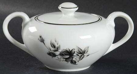 Concerto Rose Sugar Bowl & Lid