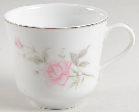 Rose Bouquet Flat Cup