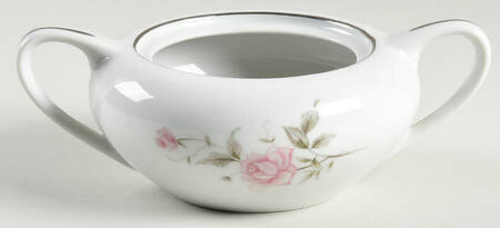 Rose Bouquet Sugar Bowl No Lid
