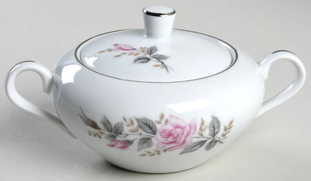 Rose Glow Sugar Bowl & Lid
