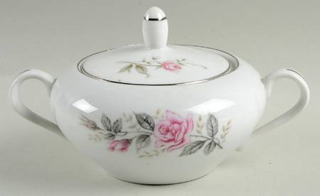 Rose Glow Sugar Bowl & Lid