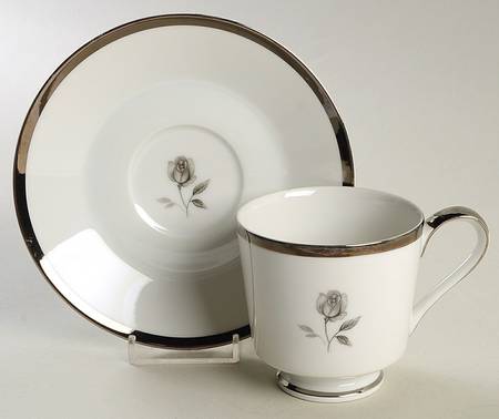 Rosemont Footed Cup & Saucer Set