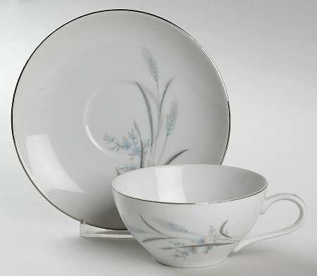 Wheat Harvest Flat Cup & Saucer Set