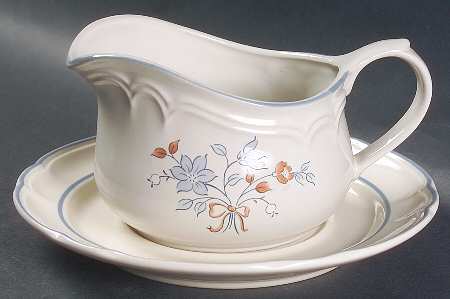Bluet Round Gravy Boat & Underplate