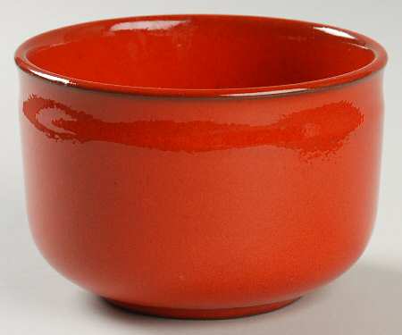 Sunset Orange Coupe Soup Bowl