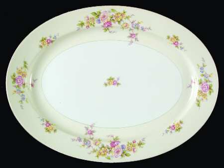 Lucille 16" Oval Serving Platter