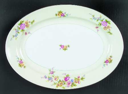 Lucille 12" Oval Serving Platter