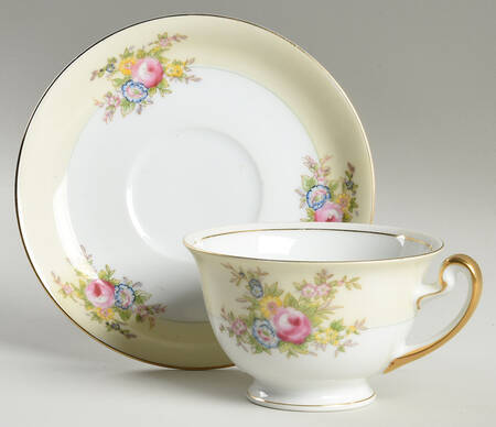 CEB21 Footed Cup & Saucer Set
