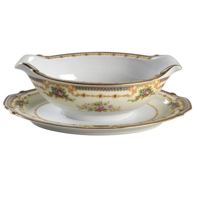 CEB27 Gravy Boat with Attached Underplate