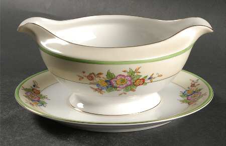 CEB36 Gravy Boat with Attached Underplate