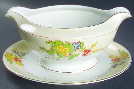 CEB6 Gravy Boat with Attached Underplate