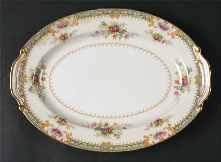 Linda 12" Oval Serving Platter
