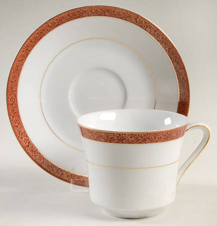 Empress Flat Cup & Saucer Set