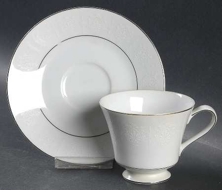 Princess Footed Cup & Saucer Set