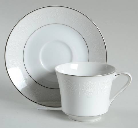 Princess Flat Cup & Saucer Set