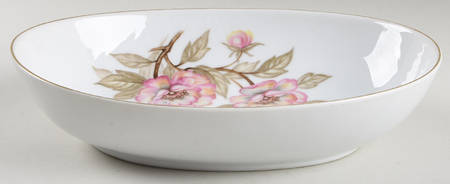Autumn Rose 10" Oval Vegetable Bowl