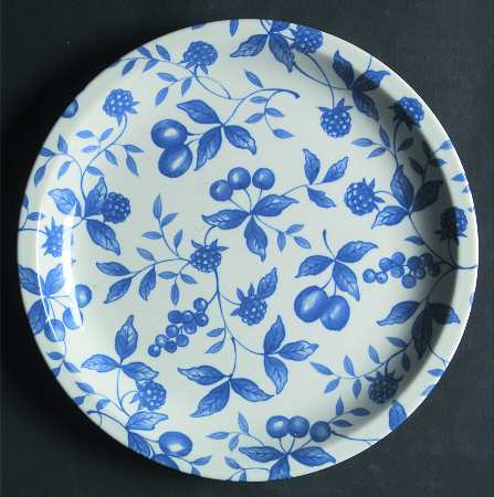 Blueberry Hill (Sm Design) Coupe Salad Plate