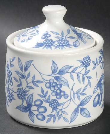 Blueberry Hill (Sm Design) Sugar Bowl & Lid
