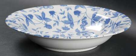Blueberry Hill (Sm Design) Rim Soup Bowl
