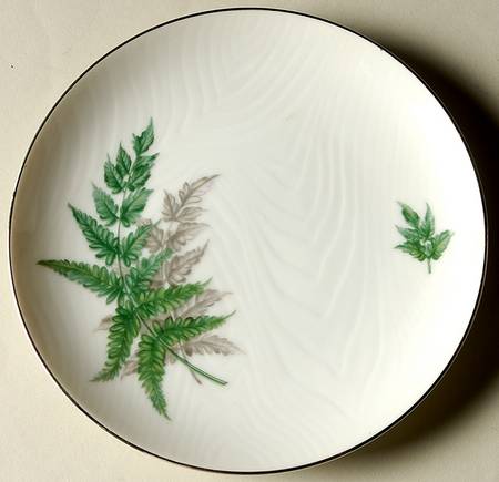 Ferndale (Platinum Trim) Bread & Butter Plate