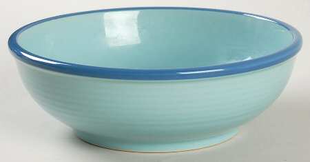 Rio Turquoise Blue Soup/Cereal Bowl