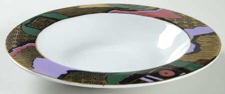 Mozambique Large Rim Soup Bowl