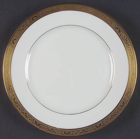 Ambassador Gold Dessert Luncheon Plate