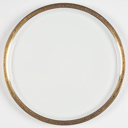 Ambassador Gold Cake Plate