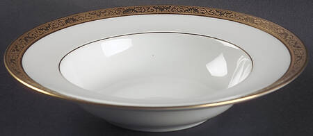Ambassador Gold Rim Soup Bowl