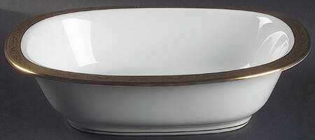 Ambassador Gold 9" Oval Vegetable Bowl