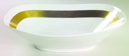 Anneau D'Or 10" Oval Vegetable Bowl