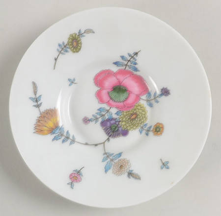 Anemones Saucer for Flat Demitasse Cup