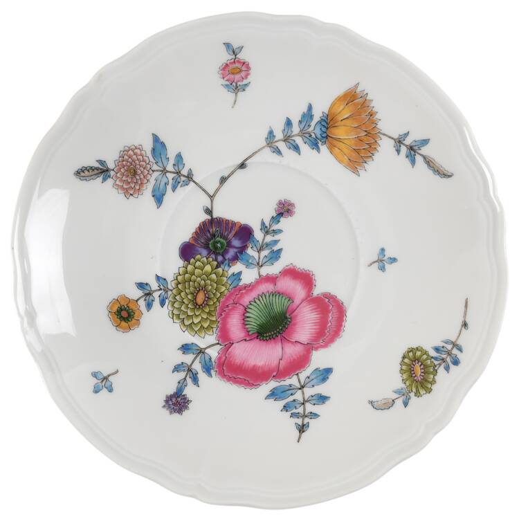 Anemones Saucer for Cream Soup Bowl