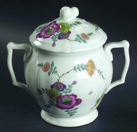 Anemones Sugar Bowl & Lid