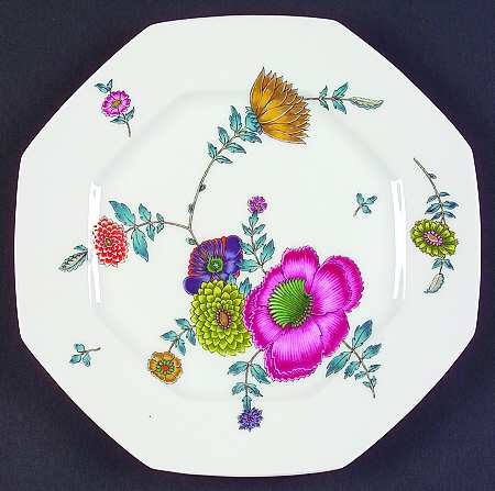 Anemones Octagonal Luncheon Plate