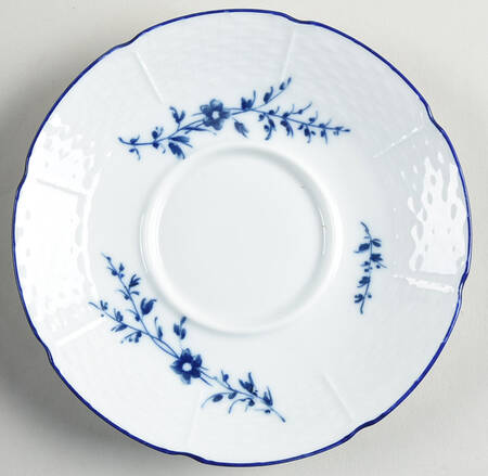 Blue Carnation Saucer