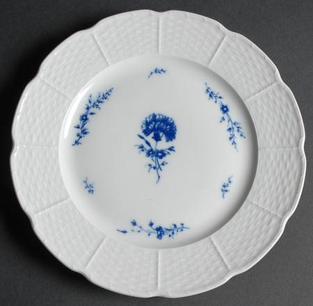 Blue Carnation Luncheon Plate