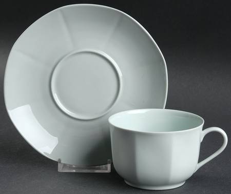 Celadon Flat Cup & Saucer Set