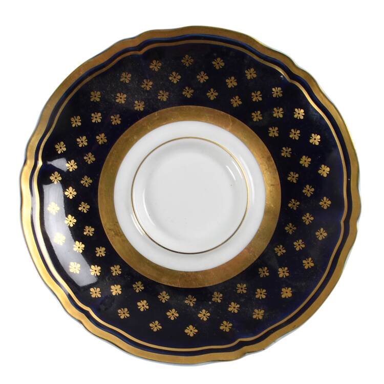 Malmaison Cobalt Blue Saucer for Demitasse Cup