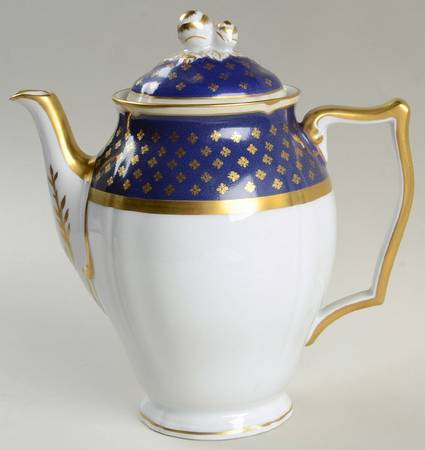 Malmaison Cobalt Blue Coffee Pot & Lid