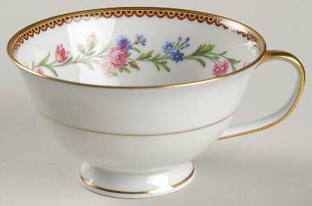 Country Flowers Footed Cup