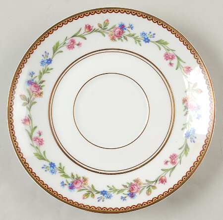 Country Flowers Saucer for Cream Soup Bowl