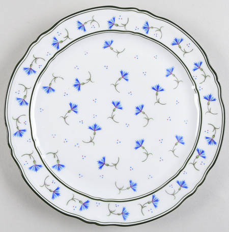 Cornflower Luncheon Plate by Ceralene