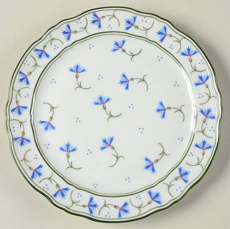 Cornflower Bread & Butter Plate