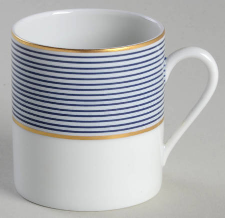 Crinoline Blue Flat Demitasse Cup