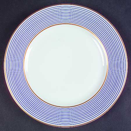 Crinoline Blue Dessert Luncheon Plate