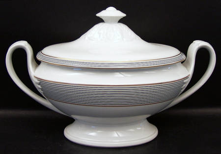 Crinoline Black Tureen &  Lid